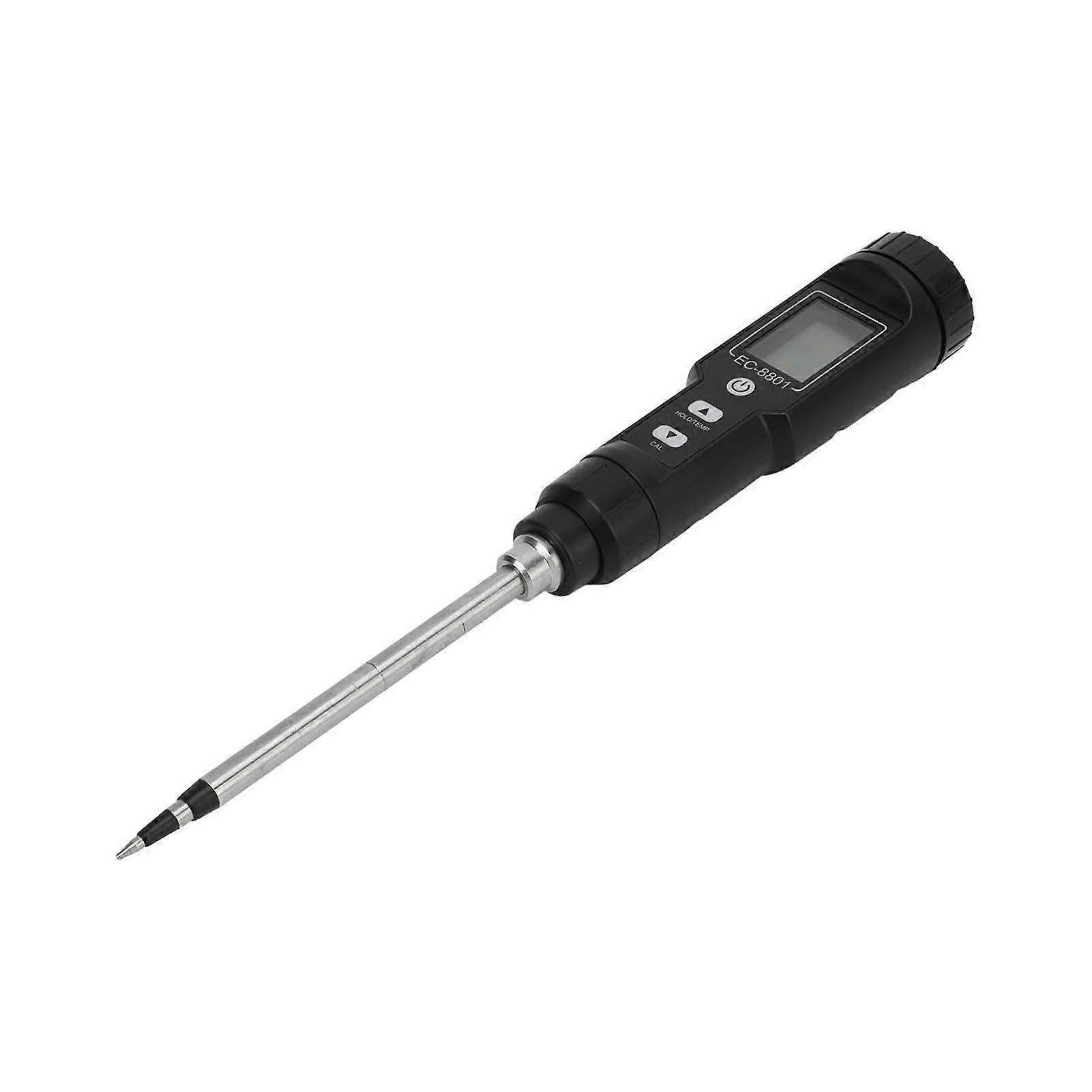 EC8801 Digital Soil Tester Portable EC Conductivity TEMP Meter for Garden Agriculture Orchards Pastures