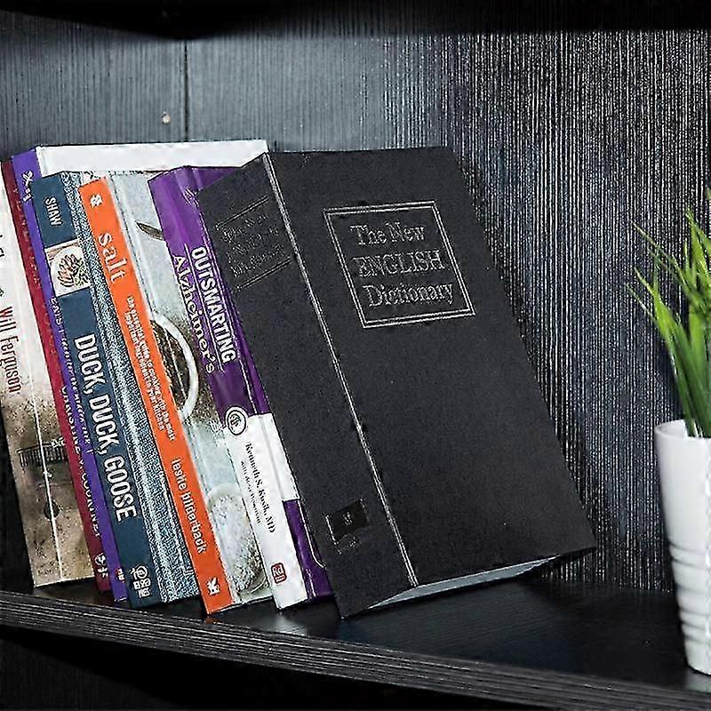 Discreet Book-Shaped Security Box with Combination Lock for Safekeeping Valuables