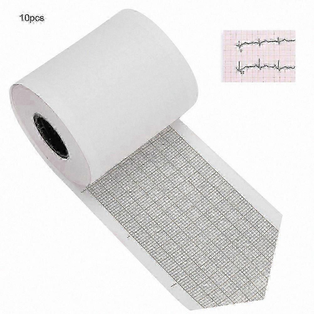20m x 50mm Thermal Paper Rolls, 10-Pack for Healthcare Devices