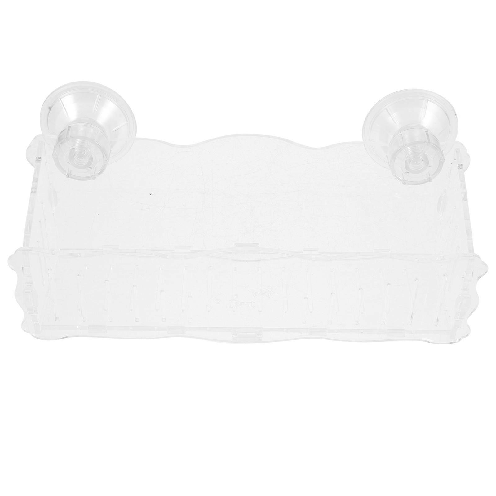 Transparent Acrylic Suction Cup Window Planter for Decor 4Pcs