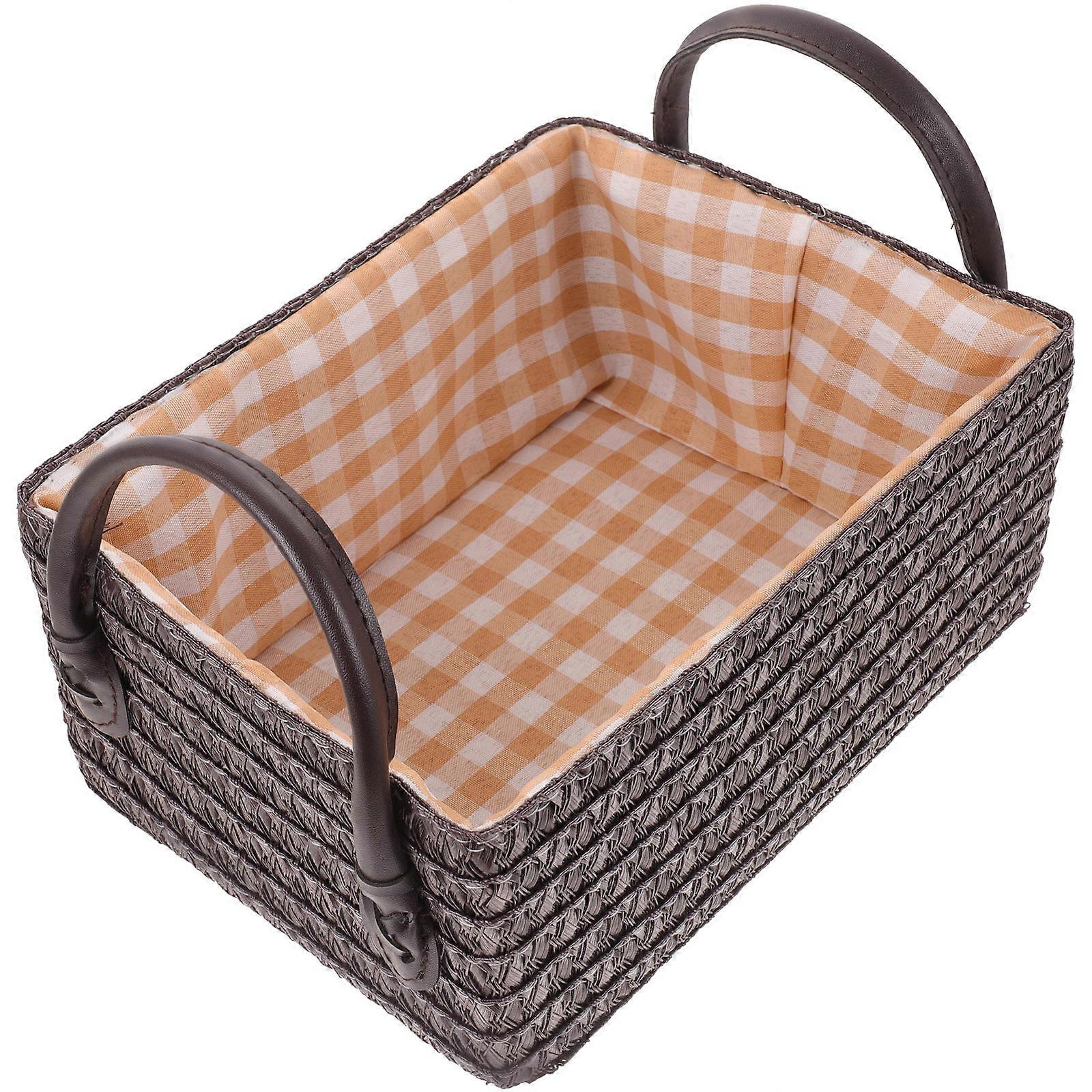 Storage Baskets for Shelves Clothes Storage Organizer for Room Organization Coffee Pp Material for Storage 1Set