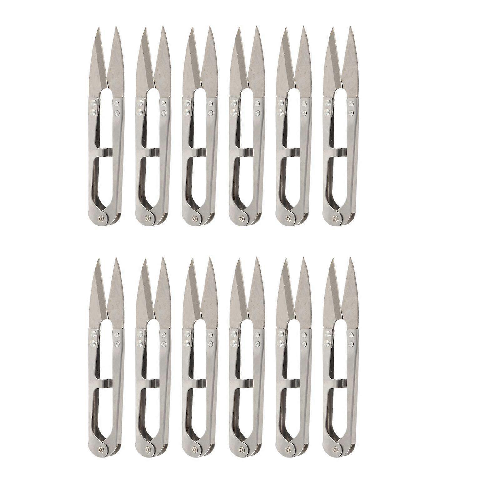 12Pcs Embroidery Yarn Scissors Small Thread Sewing Scissors Snippers