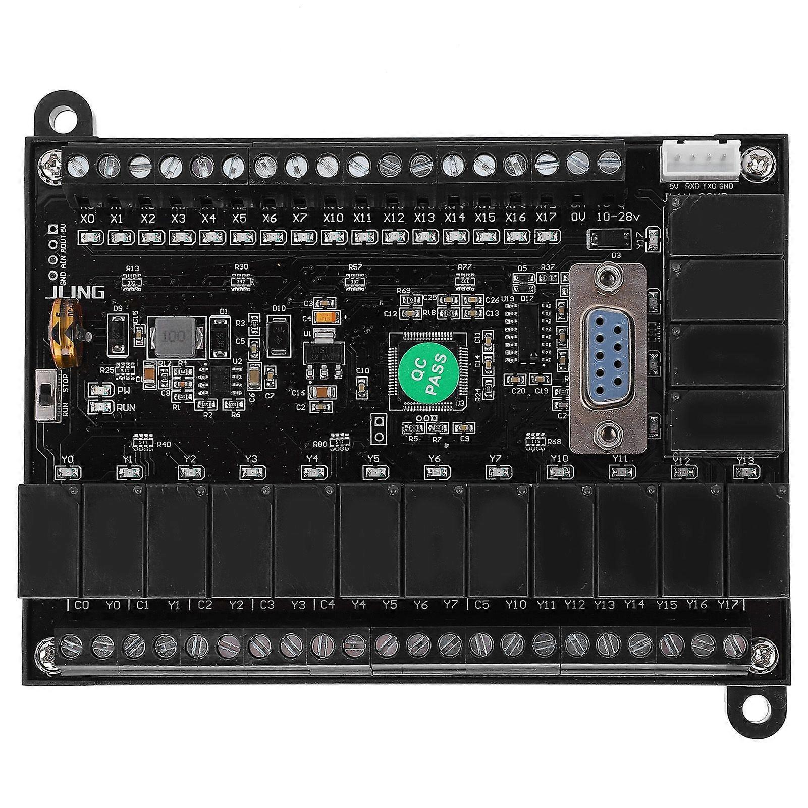 PLC Control Board Programmable Controller Relay Delay Module with Analog FX1N32MR DC1028V