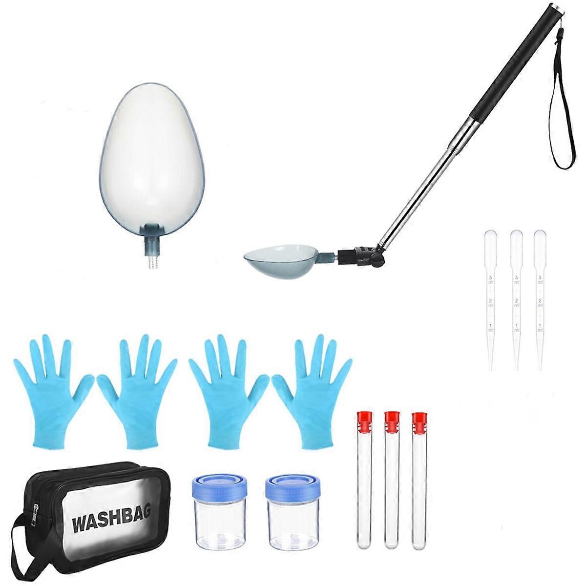 Dog Urine Collector Dog Urine Collection Pack, Include Telescopic Dog Urine Sample Catcher, Urine Sample Cups, Pipettes