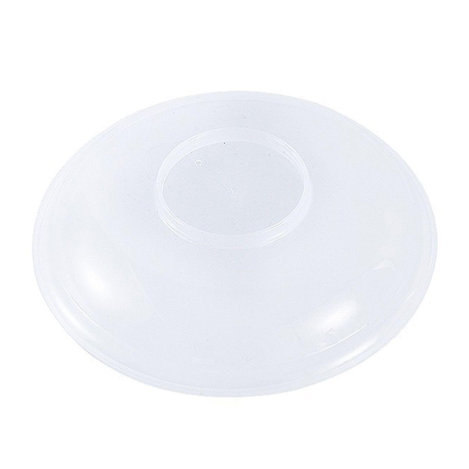 Microwave Heating Cover Clear Multi Functional Portable Microwave Splatter Cover for Kitchen Small Size