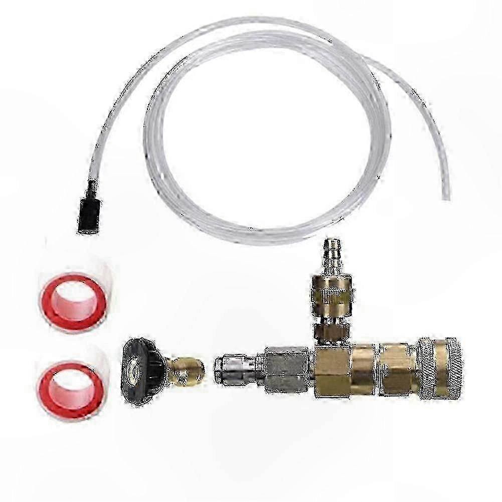 Adjustable Soap Injector Kit for Pressure Washers, Chemical Dispenser with A-B Connection