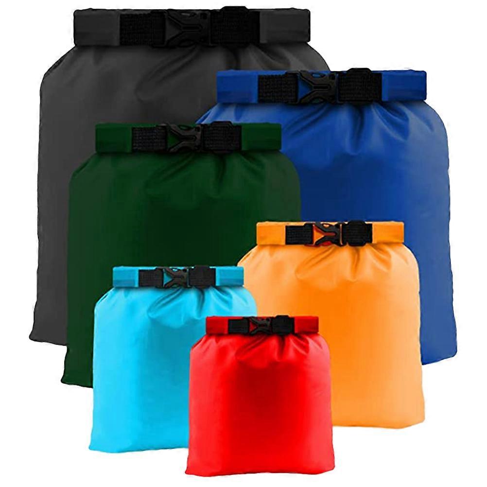Roll Up Dry Bag Waterproof Compression Pouch for Storage 30Pcs