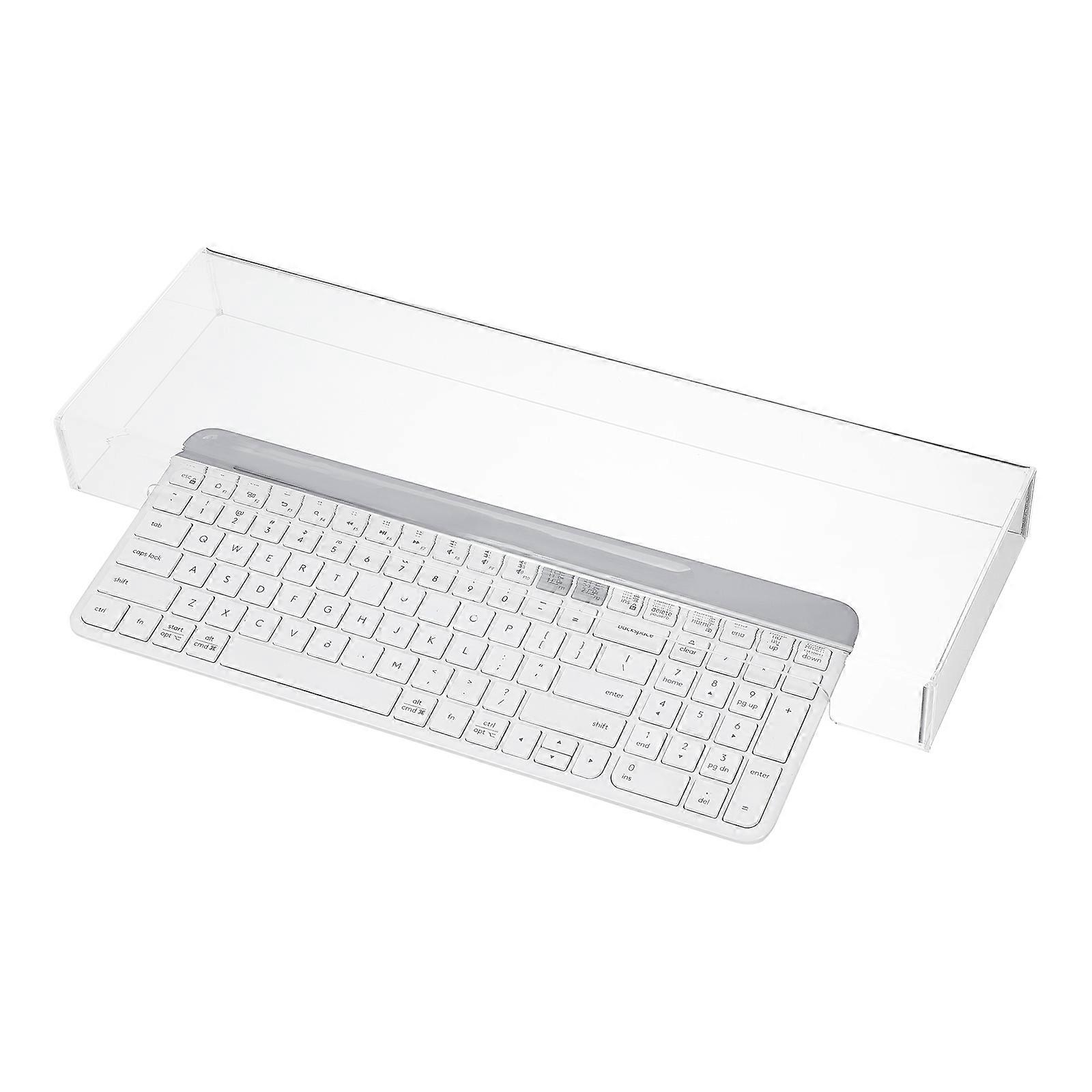 Clear Acrylic Keyboard Cover for Protection Use 5Pcs Transparent Dust-Proof Protector