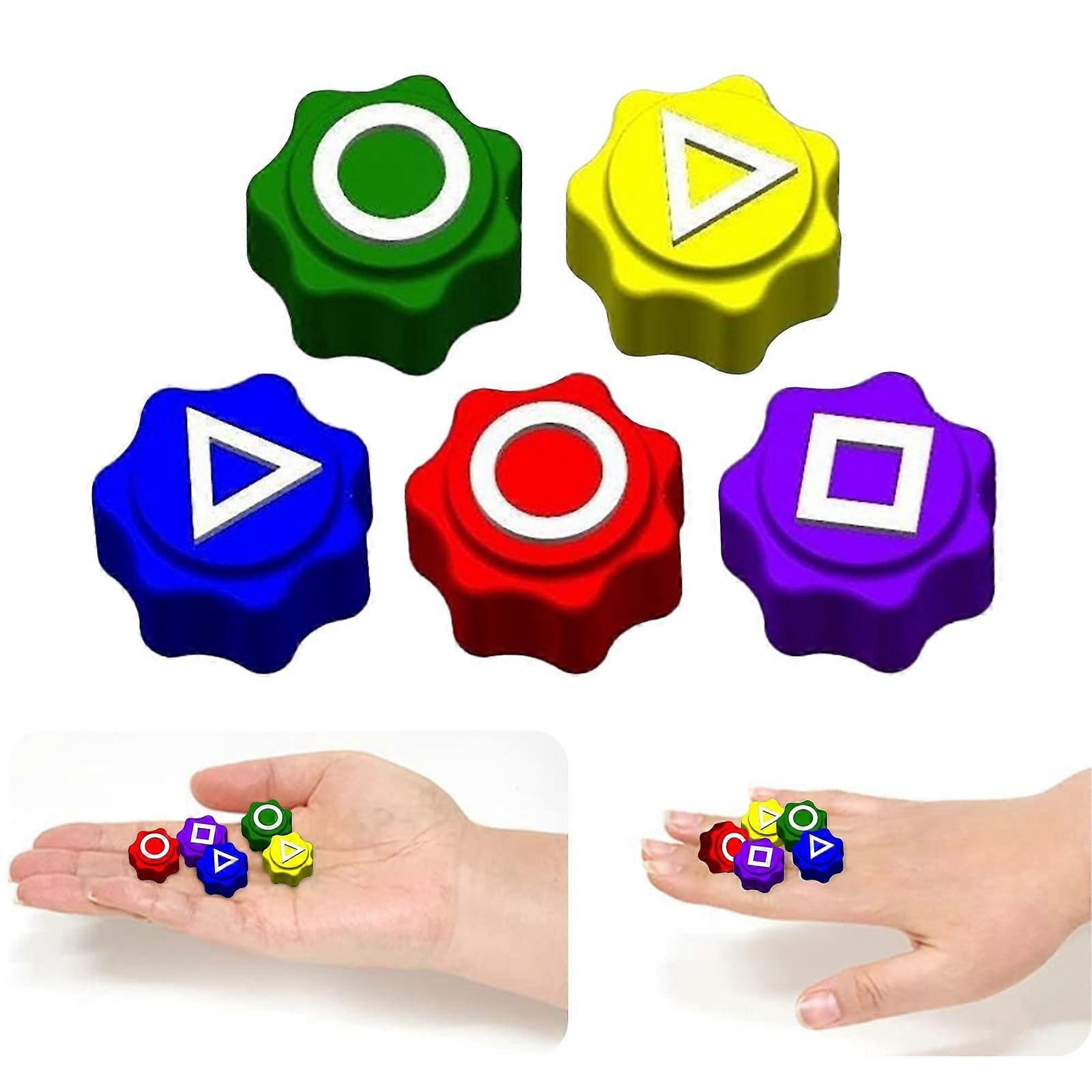 Gonggi Traditional Korean Tossing Game Gonggi Squid Tossing | 5 Pack (Squid Color)