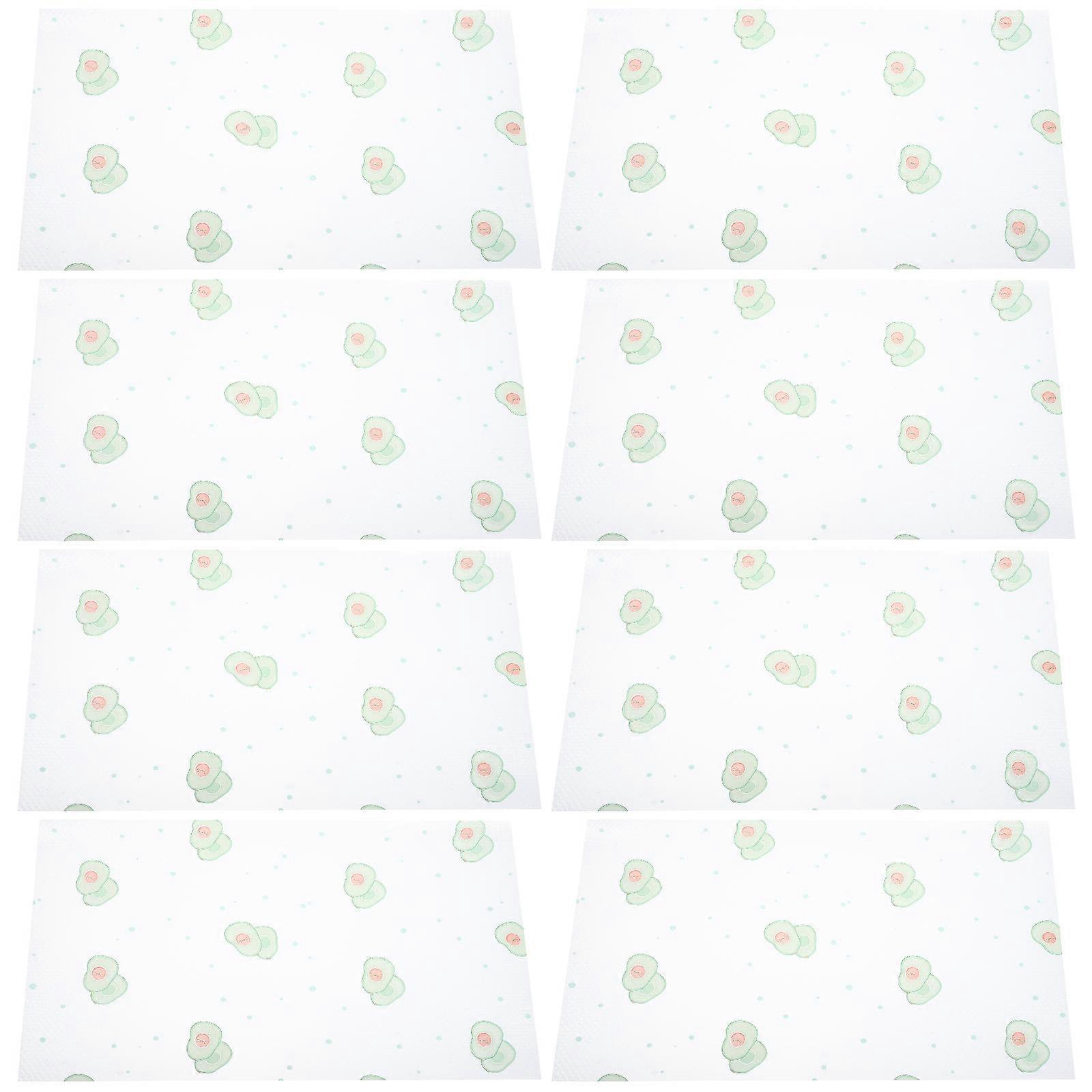 Washable Refrigerator Mats Fridge Liners for Kitchen Use 32Pcs Multi Color