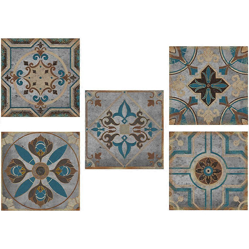 Peel And Stick Tile Decals For Home Decoration Dust-Proof Square Shape 15 Pcs