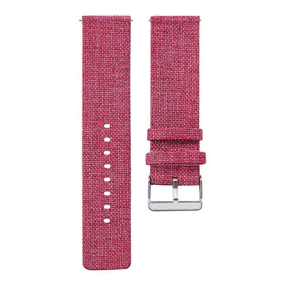Watch Replacement Strap Nylon Watch Band for Smartwatch 2Pcs Red