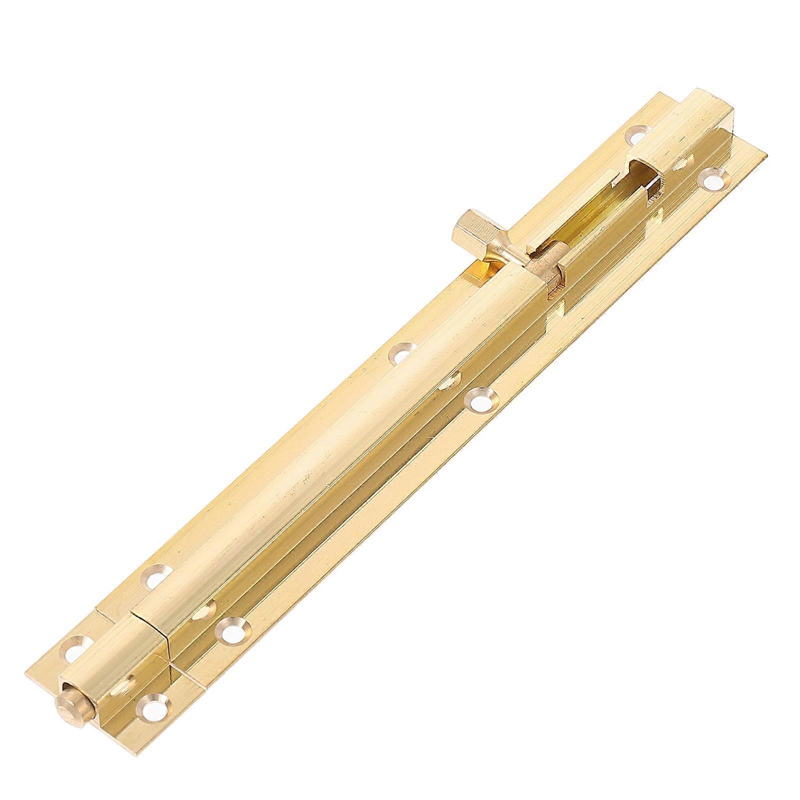 Golden Door Slide Latch Lock for Copper Door Security 2Pcs