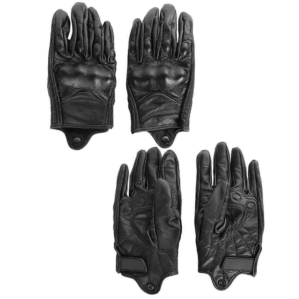 Motorcycle Gloves Touch Screen for Protection Black Outdoor Use