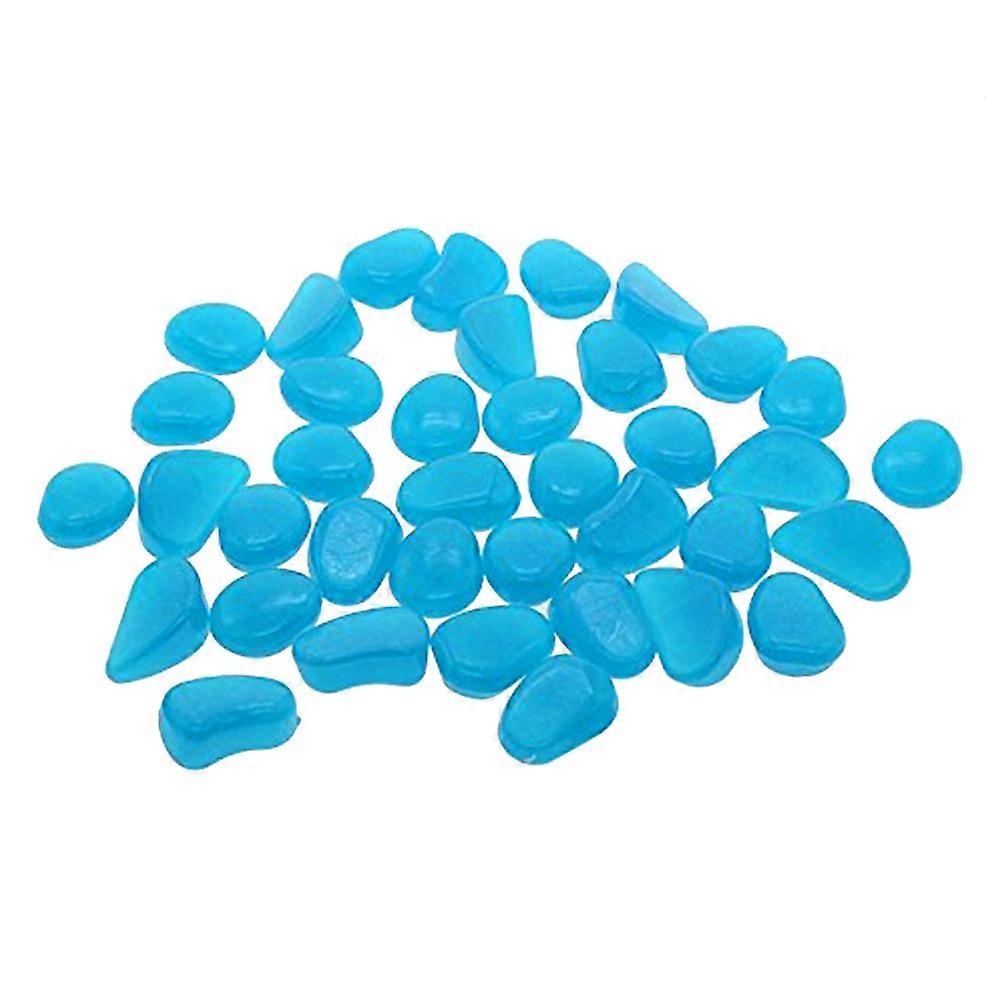 Colorful Luminescent Stone Artificial Decoration for Fish Tank 100Pcs