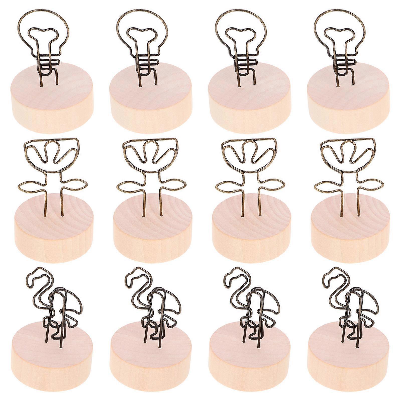 Desktop Photo Card Holder 60 Pcs Display Cards Perfect For Craft Projects Minimalist Style For Decorations
