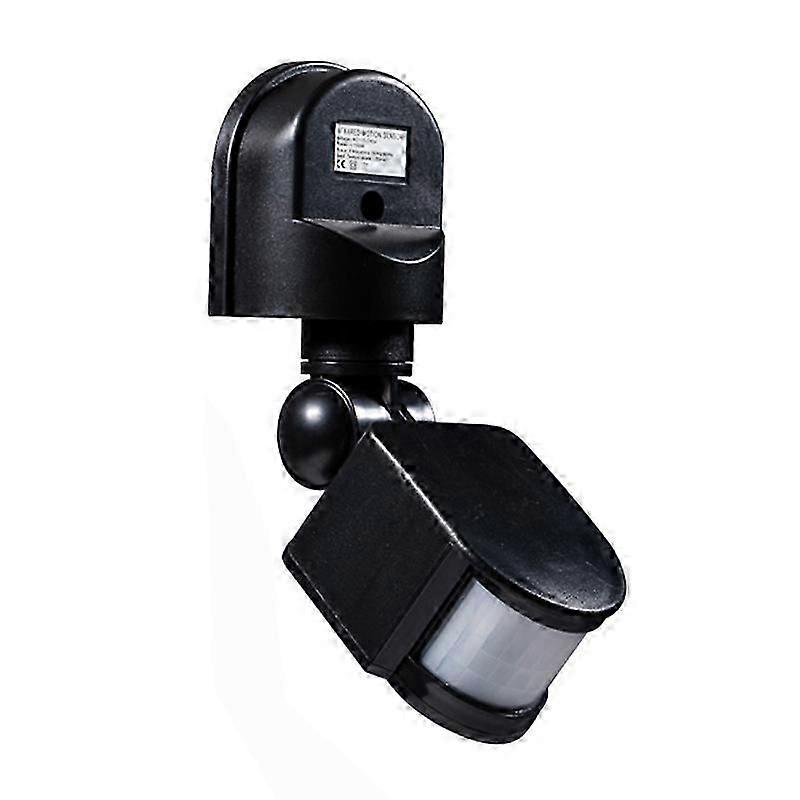 Infrared Human Body Sensor Intelligent Switch Adjustable Angle Ceiling Type Induction Module Wall Mount 220V Black