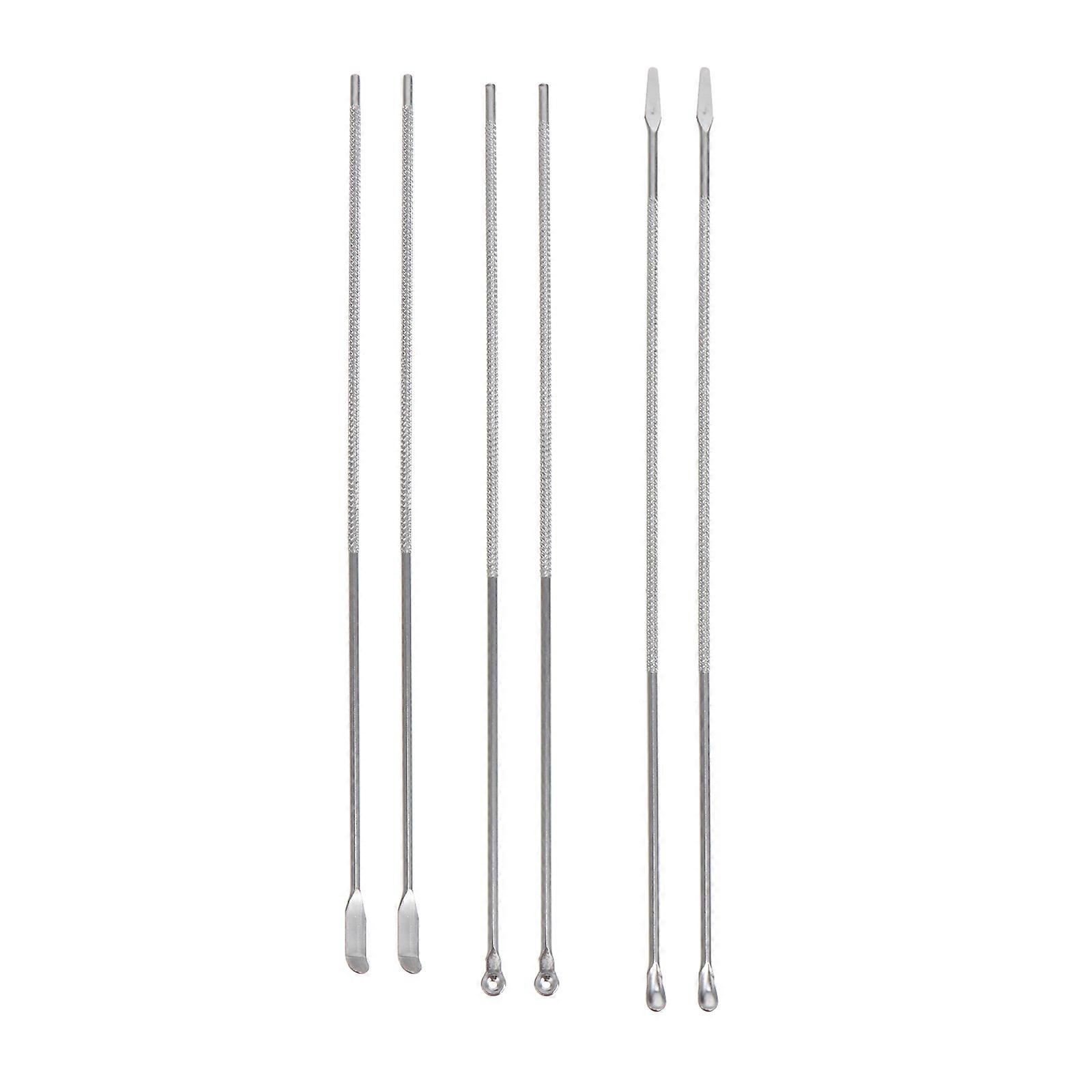 Household Earwax Spoon for Effective Ear Cleaning 7Sets Silver