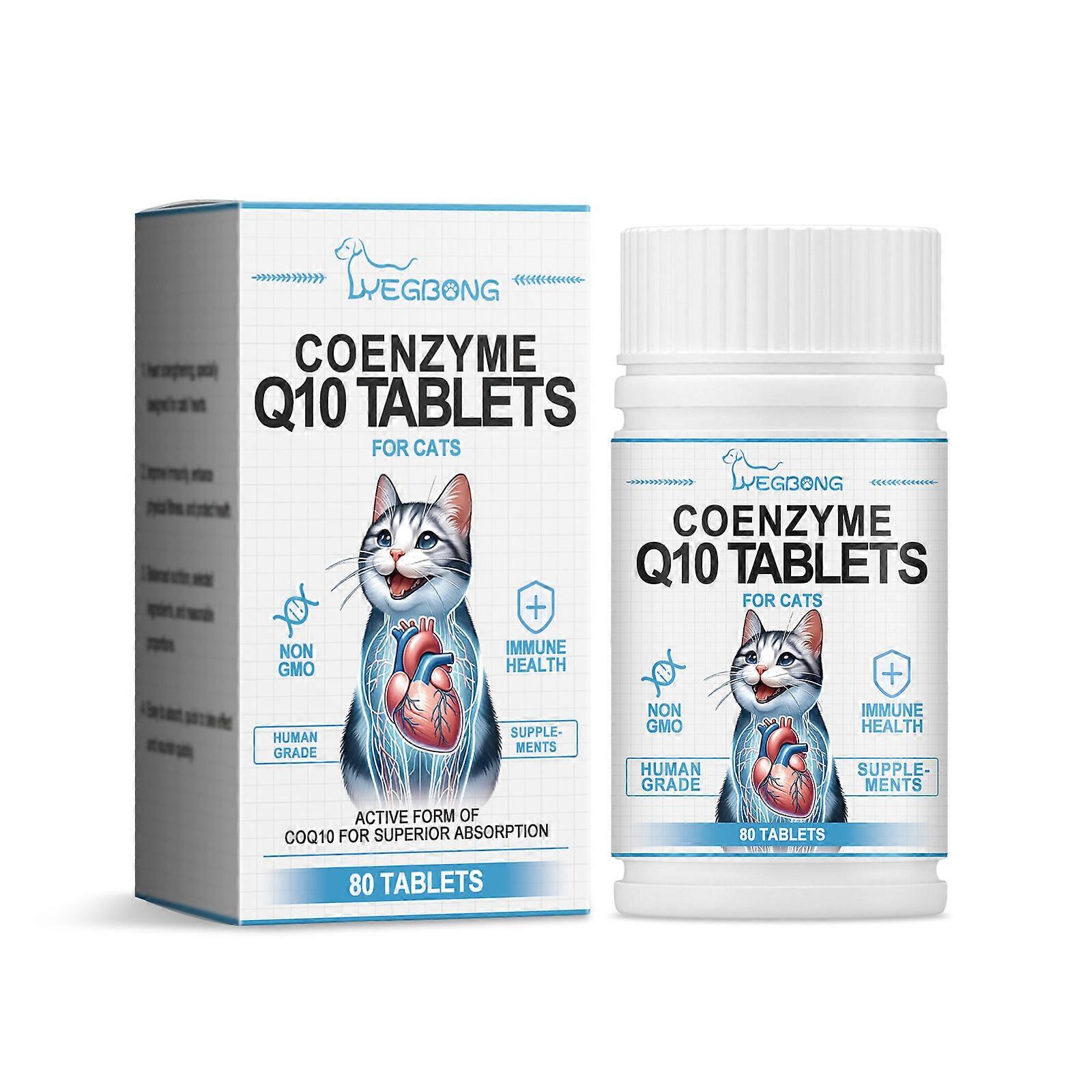 Coenzyme Q10 Tablets for Cats 80 Tablets