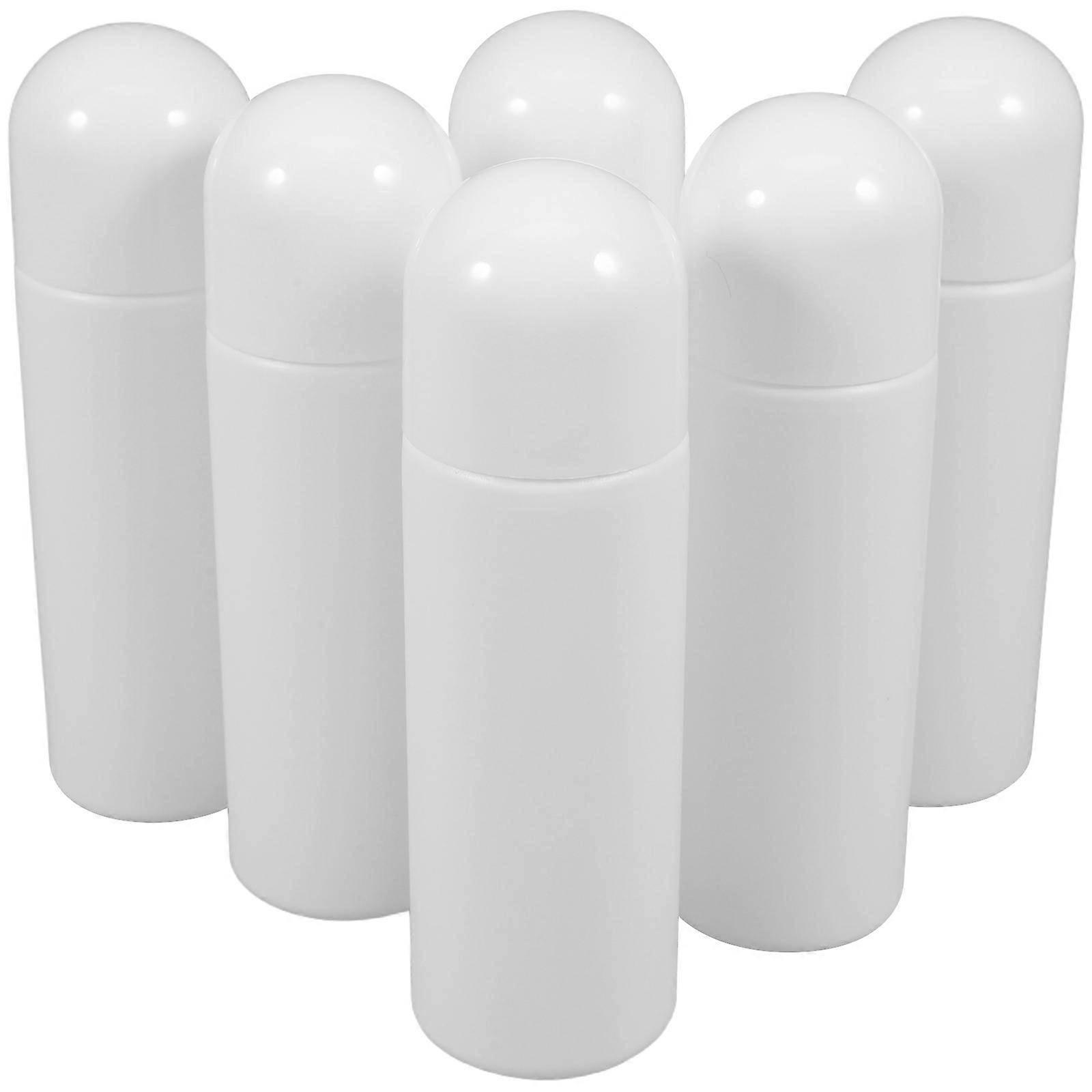 18Pcs White Refillable Sponge Head Applicator Bottles For Liniments And Cosmetics Travel Size Containers 80ml
