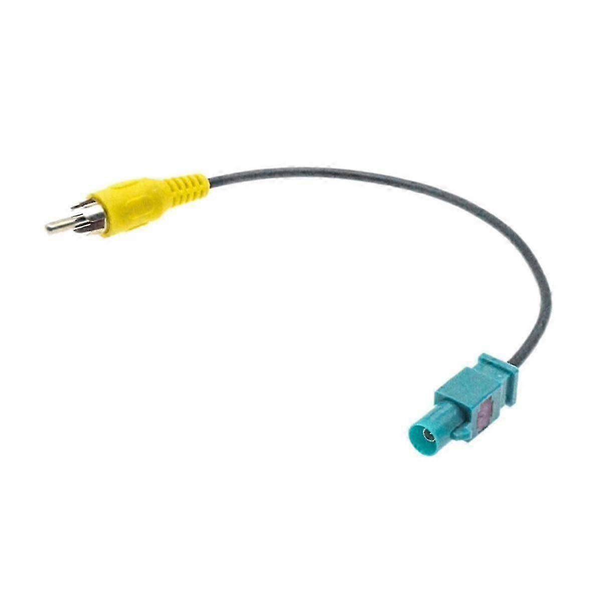 H-For Mercedes-Benz Rear View Camera Adapter Cable Fakra to RCA Connector Reversing Line Car Rear Sight Conversion Wire-Good