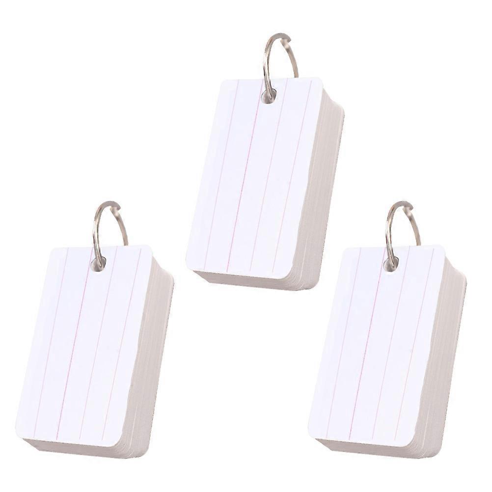 English Word Writing Notepad for Note 3Pcs Memo Note Pads Assorted Color