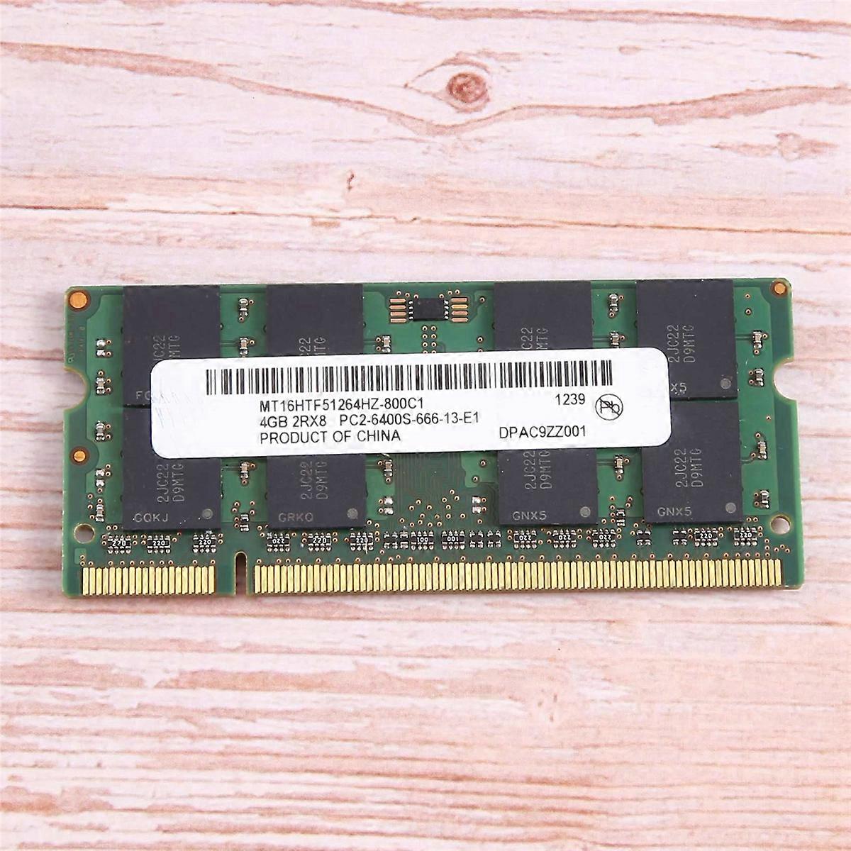 For MT DDR2 800Mhz RAM PC2 6400S 16 Chips SODIMM for Laptop Memory