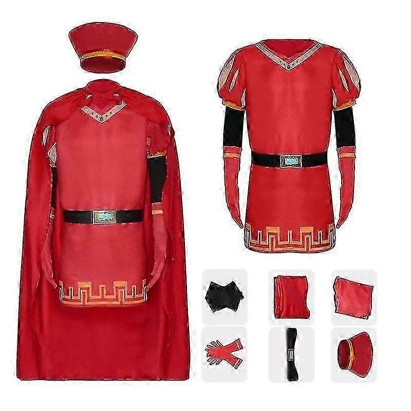 ロードファークアードコスプレコスチューム衣装ドレスマントハットハロウィーンカーニバルパーティー変装スーツ大人の男の子メンズロールプレイング