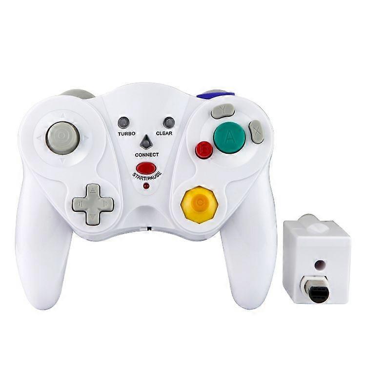 2.4HGz Wireless Gamepad For Nintendo NGC (White)
