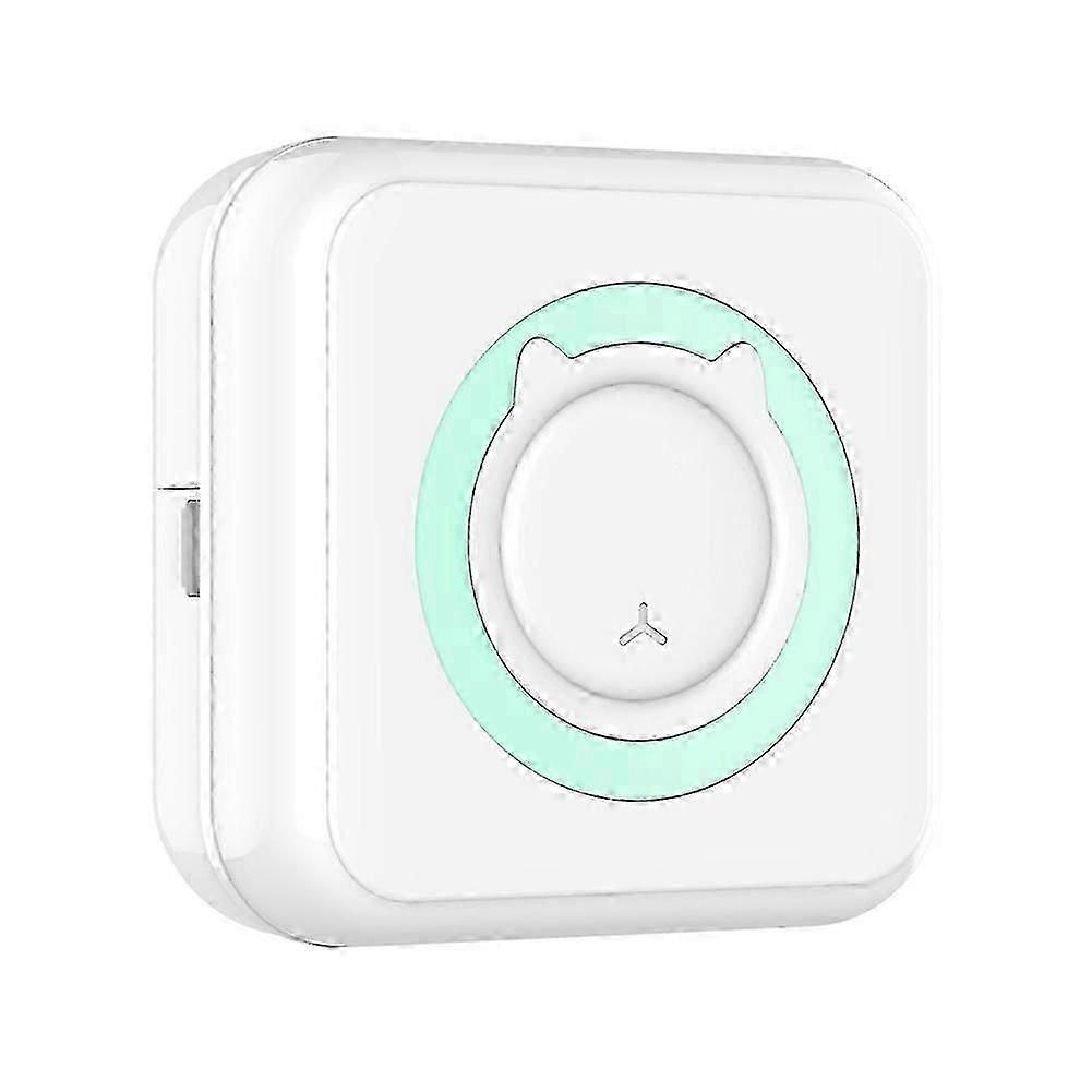 Mini Thermal Printer for Photos Receipts Notes Memo Labels Green