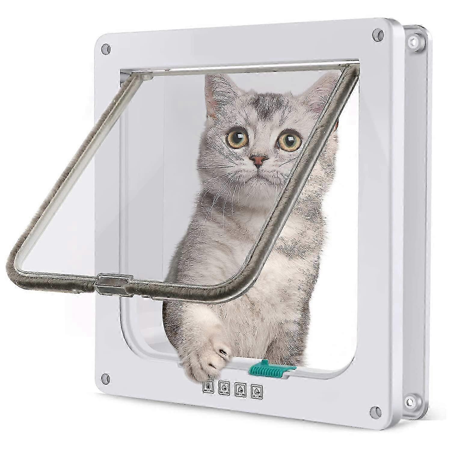 Cat Door Small Pet Entry And Exit Security Gate On Doors And Windows