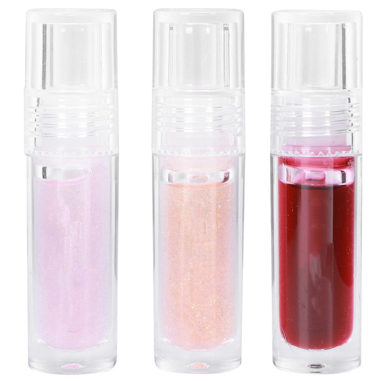 Shiny Lip Glosses Moisturizing Lip Gloss for Girls 3Pcs Colorful Set
