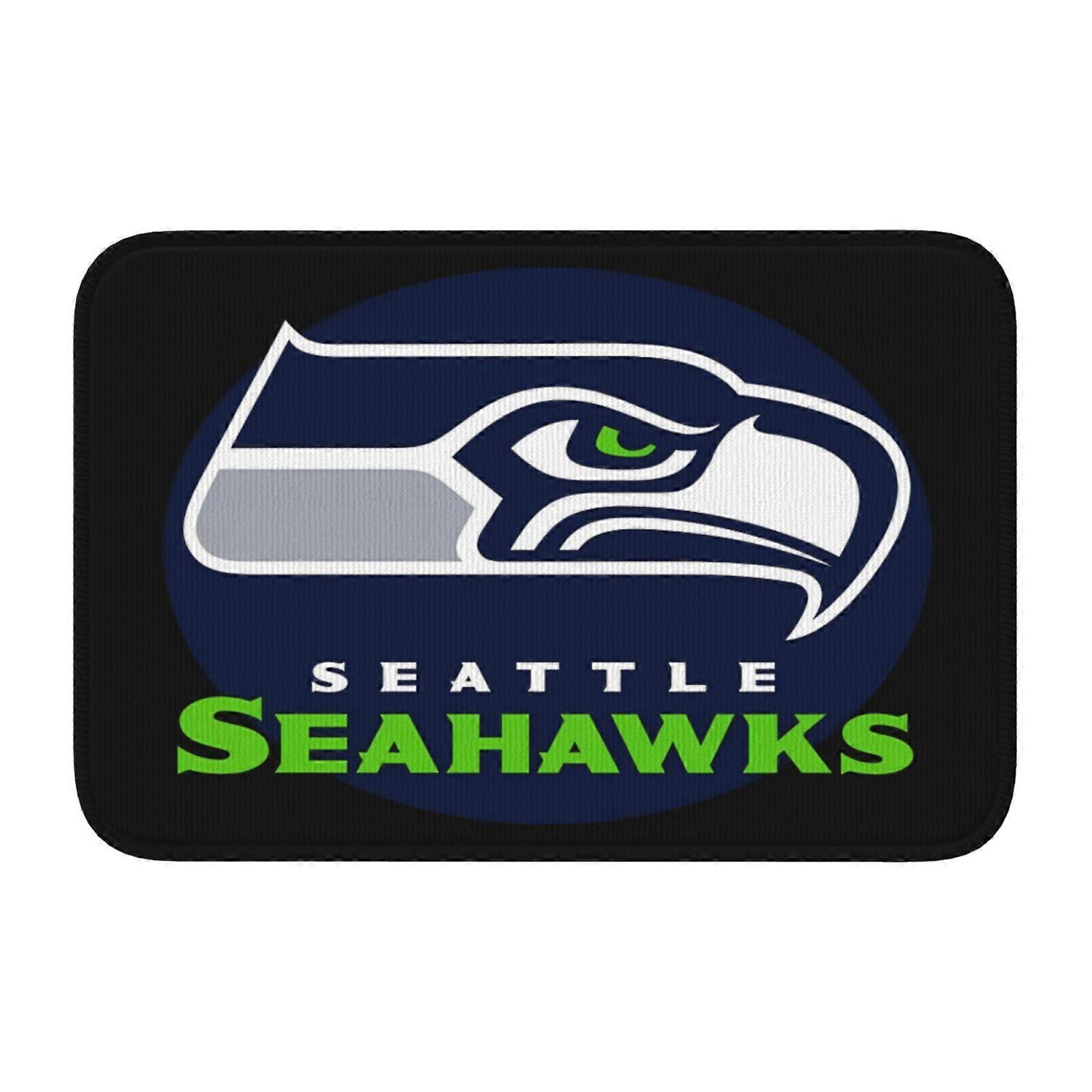 Paillasson polyvalent Seahawks Hem Mat pour intérieur et extérieur - Tapis de bienvenue pour la maison, la chambre, la salle de bain, la cuisine, absorption d'eau