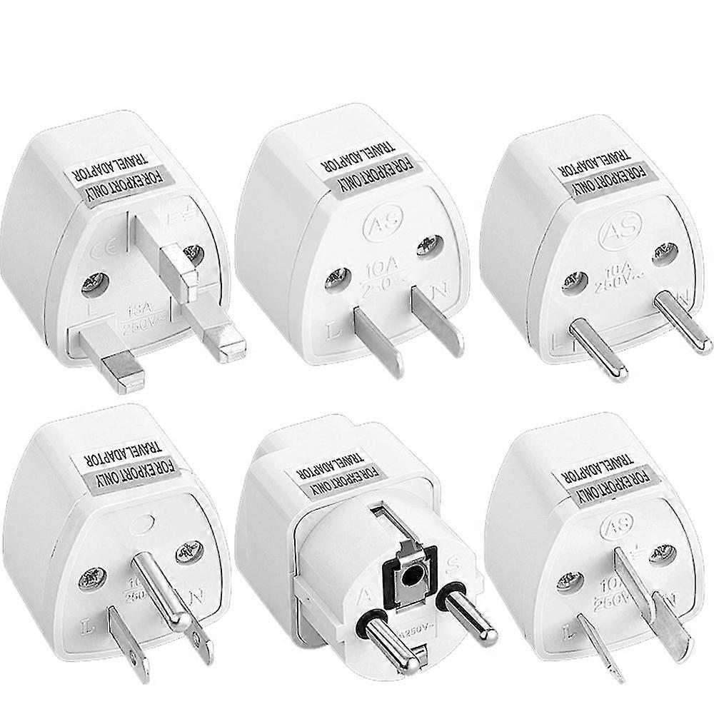Universal Uk Plug To Eu Plug Power Outlet Travel Charger Adapter Travel Adapter Socket Uk/eu/au/us Plug