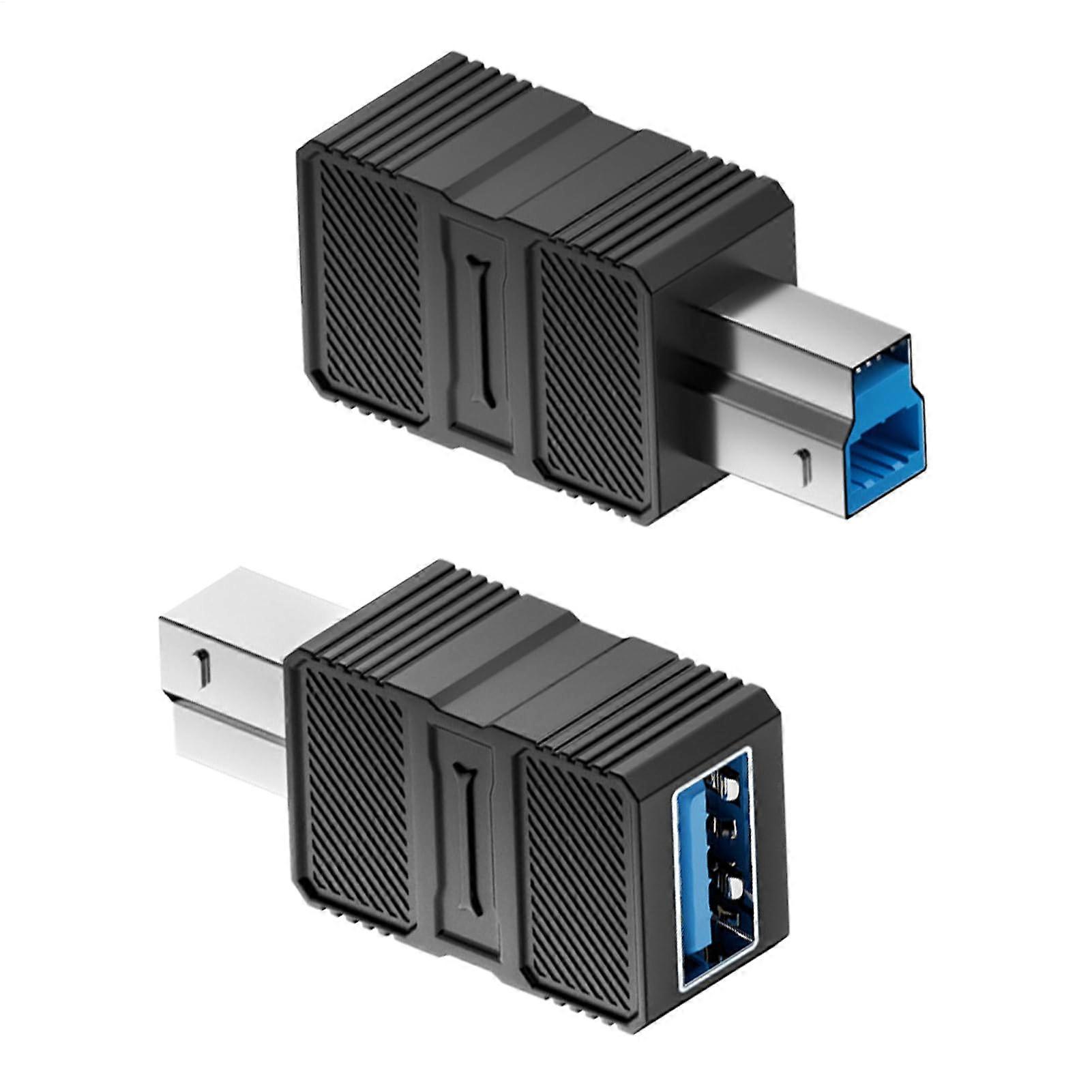 External Hard Drive Adapter USB To B 3.0 Data Extension Adapter Plug And Play  Speed Transfer A Female To B Male