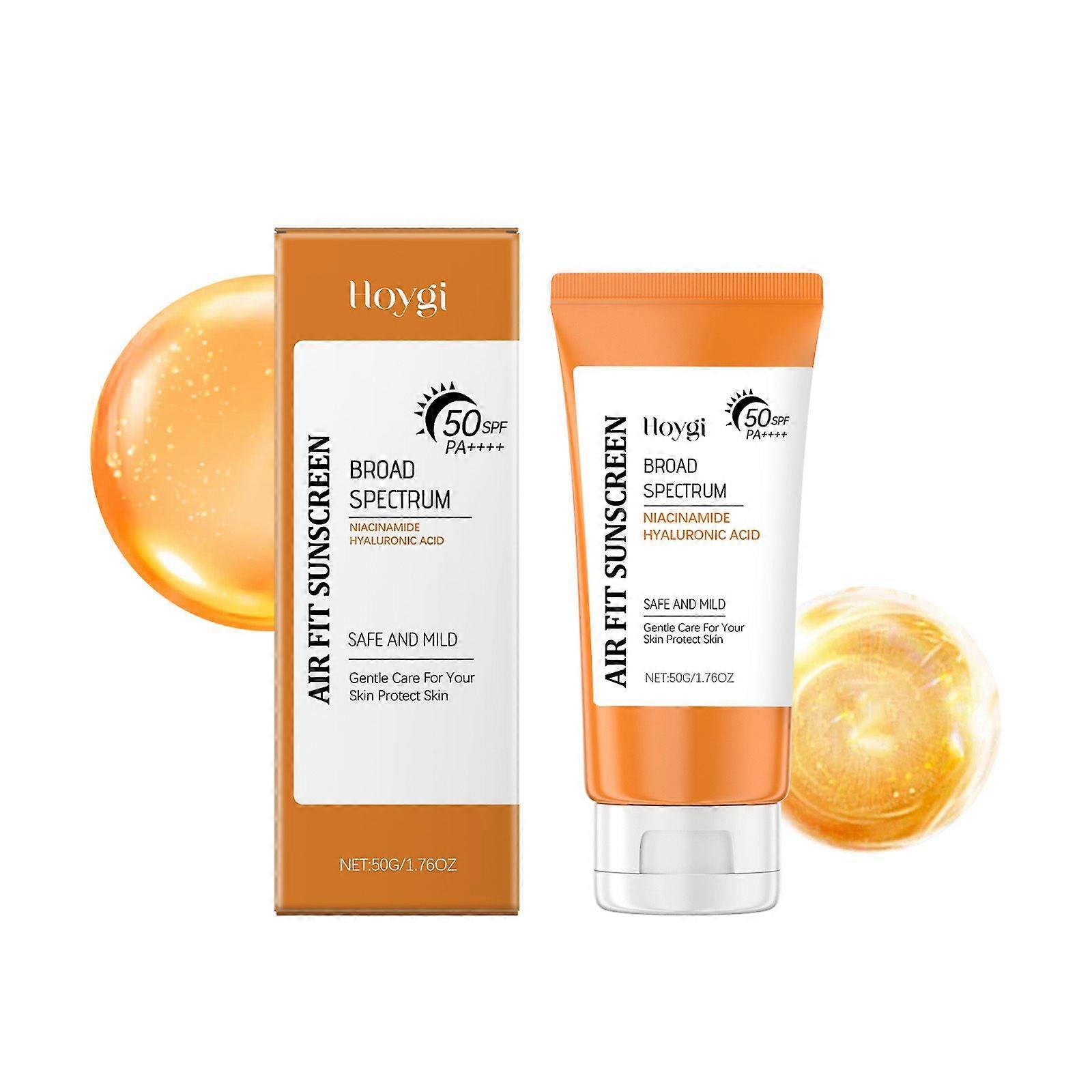 Hoygi Moisturizing Light Protective Cream, Summer Outdoor Uv Isolation Refreshing Moisturizing Non-Sticky Protective Cream