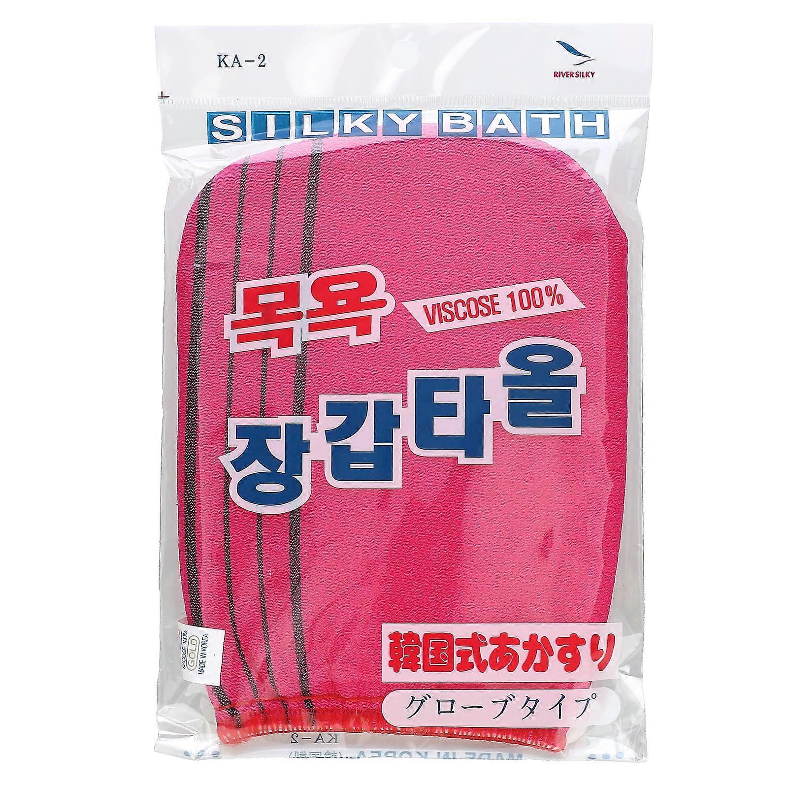 Exfoliating Towel Glove, Red, 1 Count