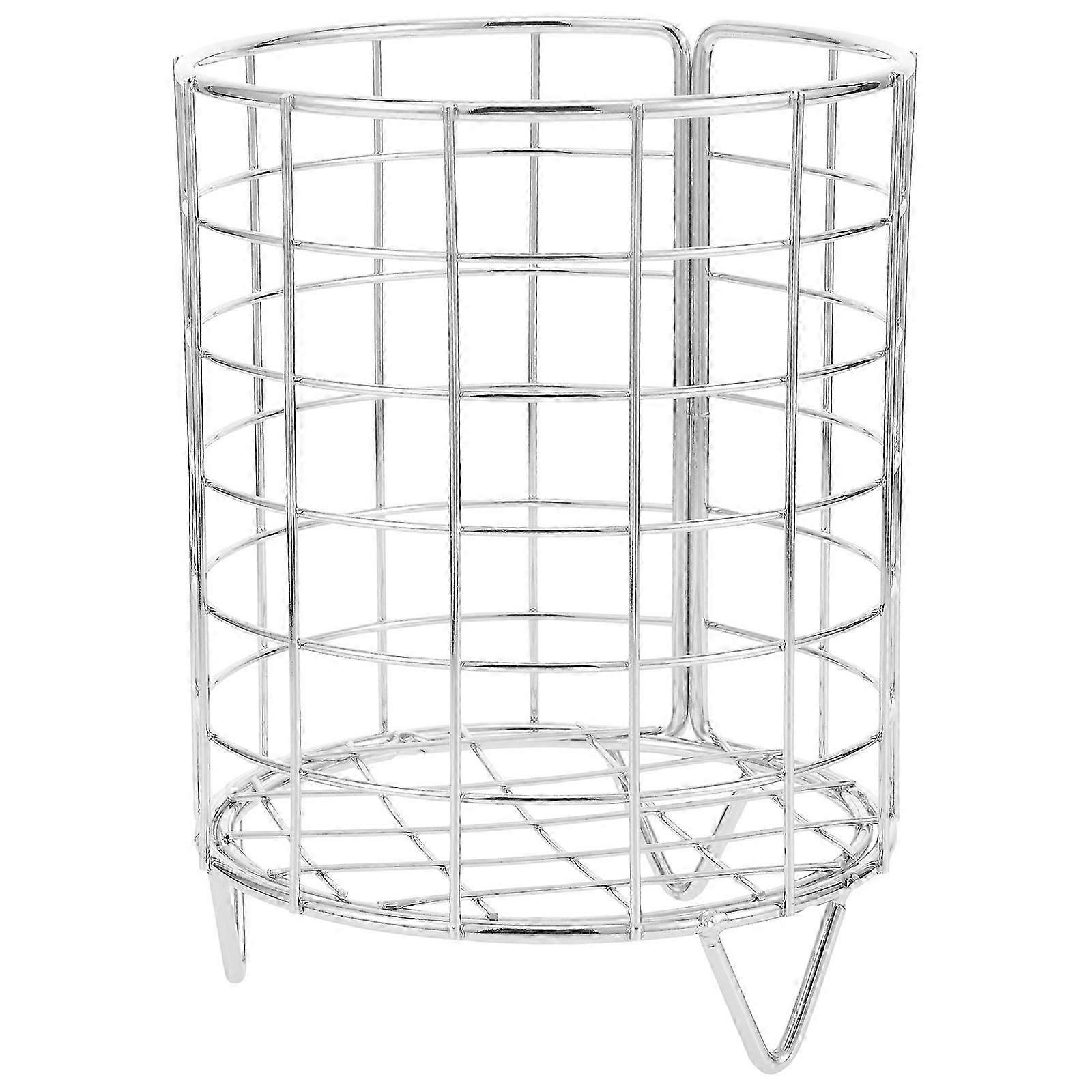 Iron Feeder Rabbit Supply Feeding Small Animals Silver Rectangular Keep Clean And Dry 1Pack