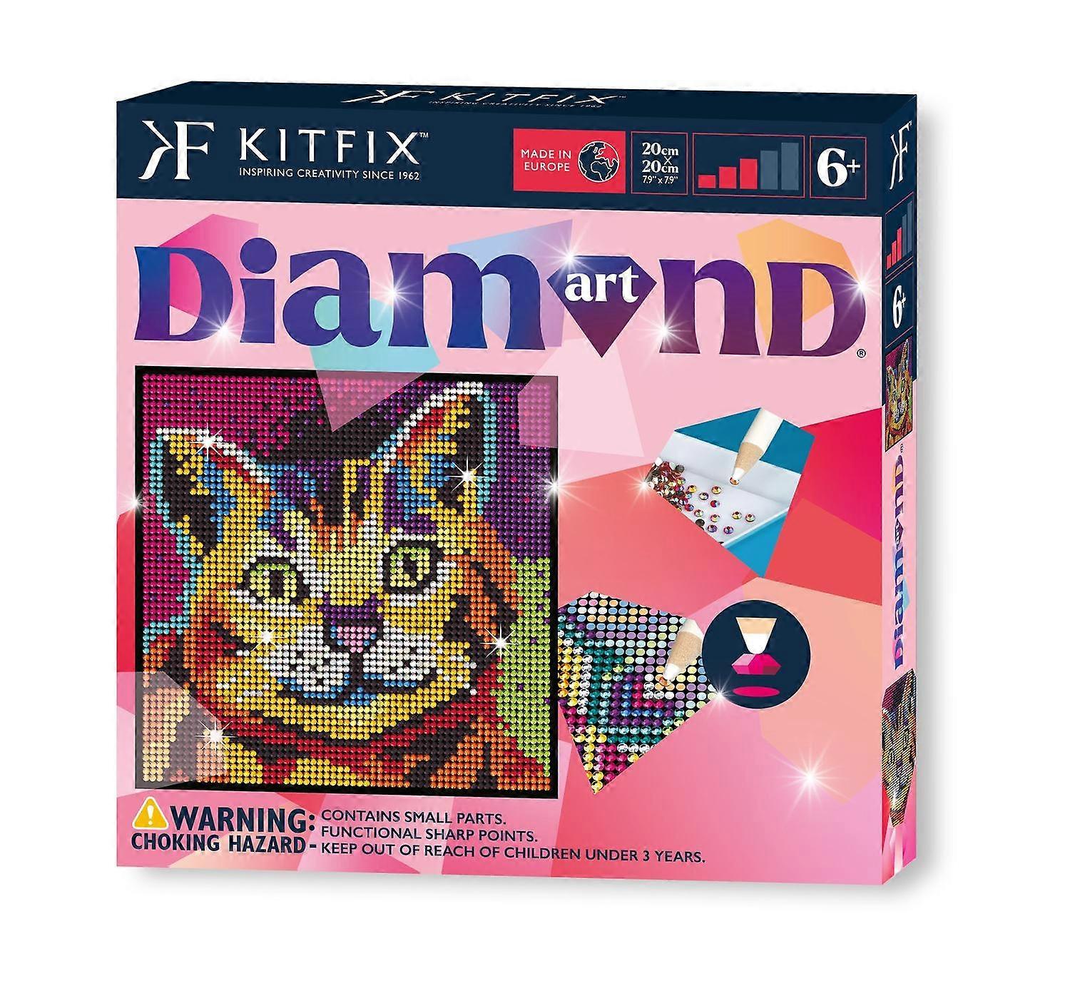 Kitfix DIY-sæt diamantkunst killing