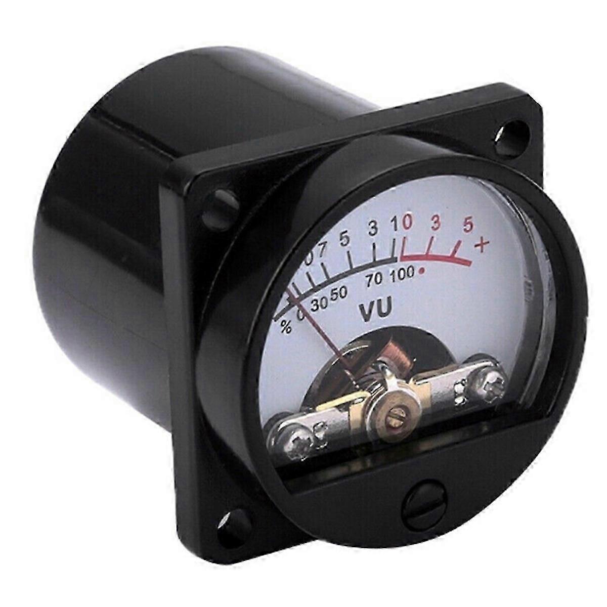 High-Precision 6V-12V Panel VU Meter Bulb Warm Back Light Recording Audio Level Amp Meter 1PC
