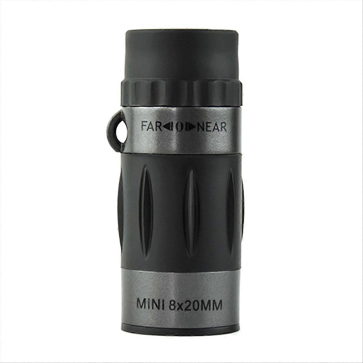 Compact 8x20 Monocular Telescope - Portable High-Definition Scope