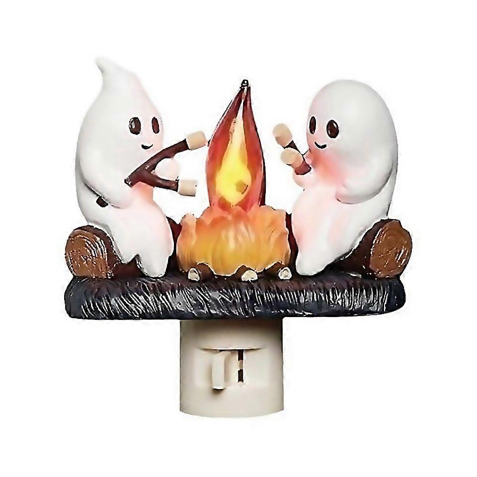 For Ghost Campfire Flickering Nightlightfire Marshmallow Night Light Halloween