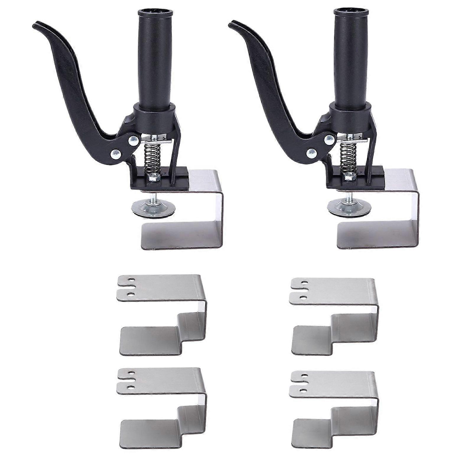 Drawer Front Installation Clamps with Ergonomic Handle Adjustable Multipurpose Easy to Use Drawer Panel Installation Fixing Clips
