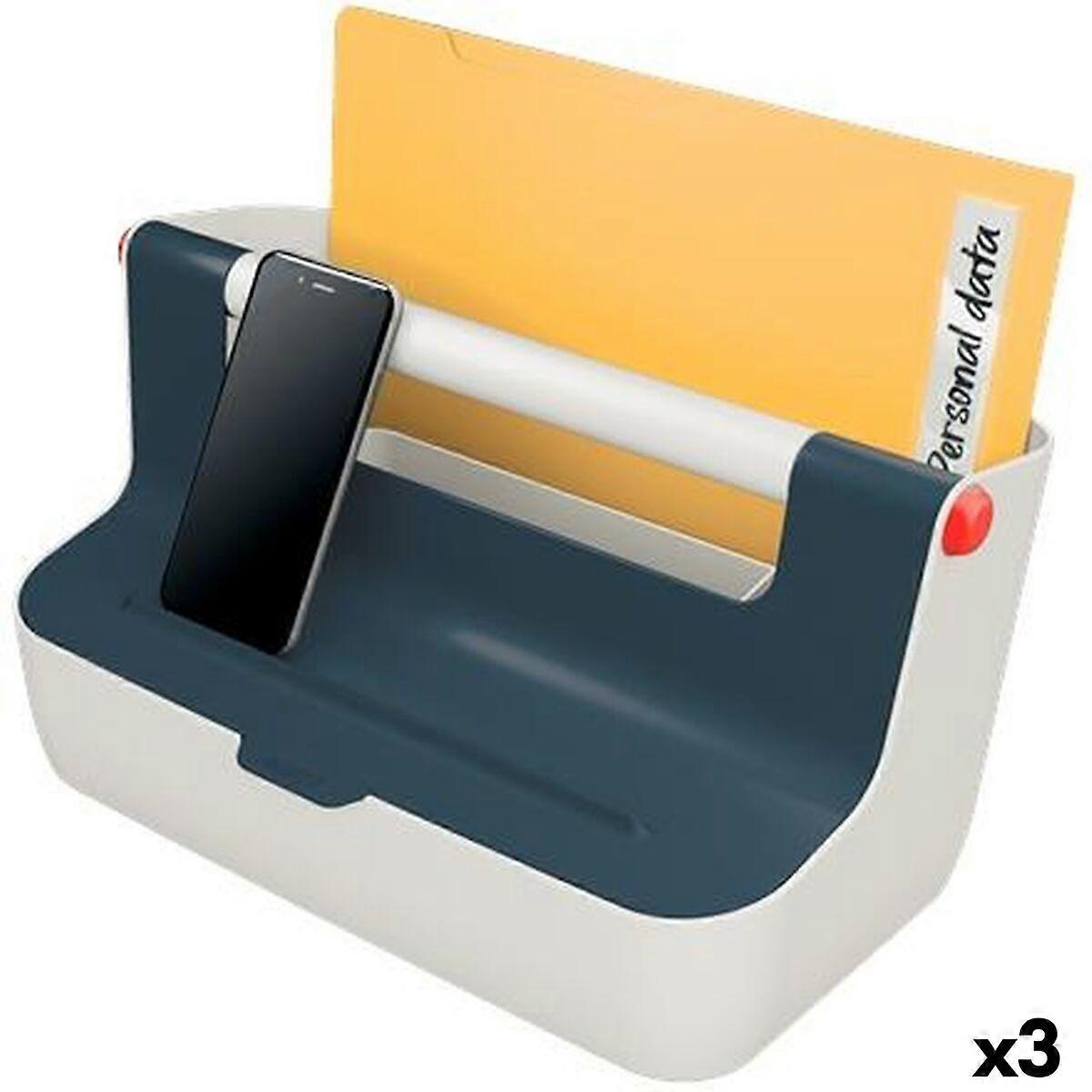 Storage Box Leitz COSY ABS 21,4 x 19,6 x 36,7 cm Portable (3 Units)