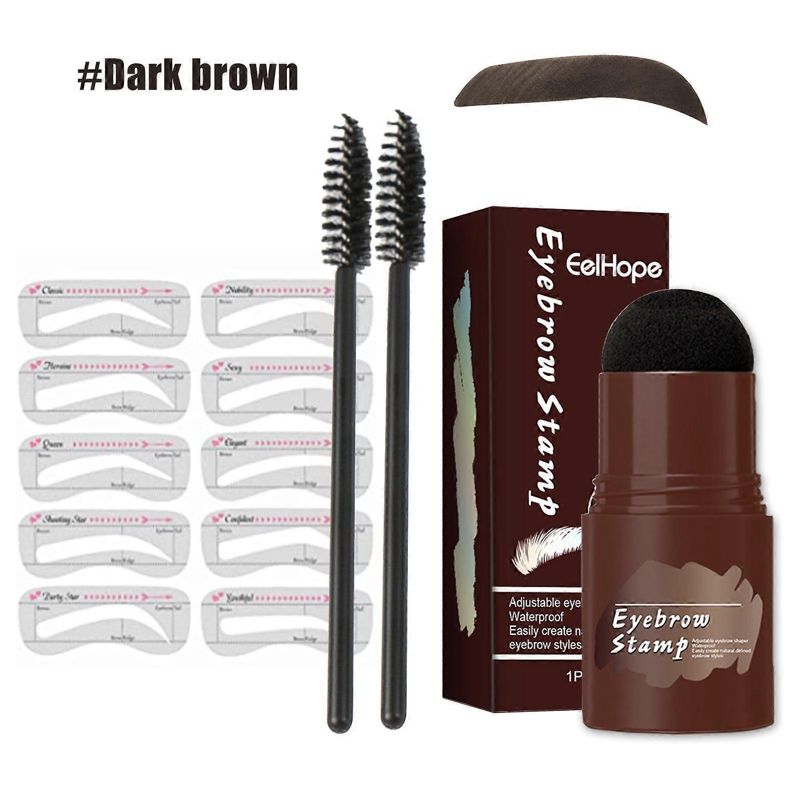 Eyebrow Print Set (Dark Brown)