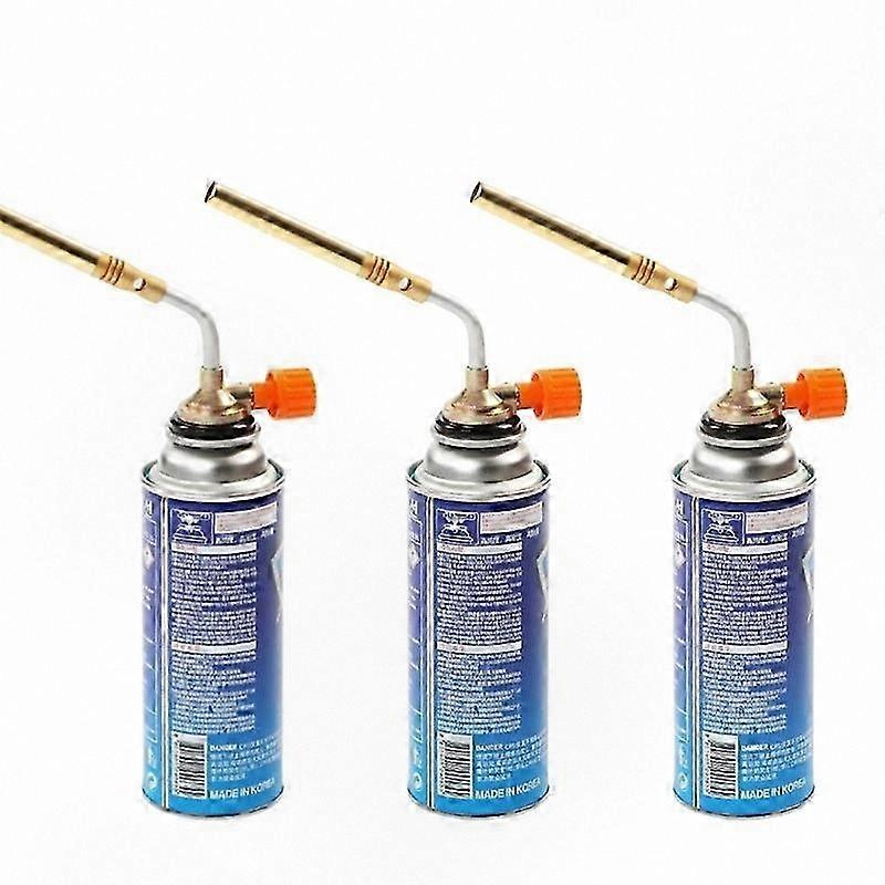 Butane Torch Kit for Brazing, Soldering, Camping, and BBQ Use, Portable Flame Gun Set, 1-3 Pieces Included