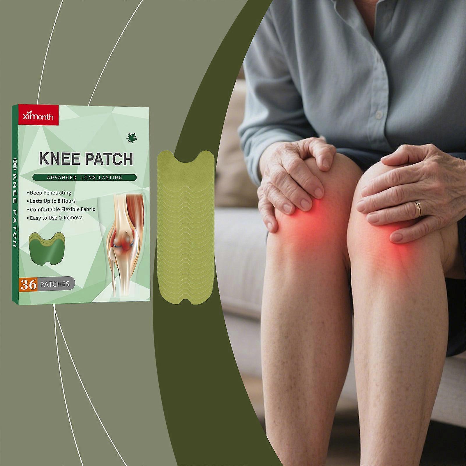 Ximonth Knee Joint Care Patches: Daily Care And Nourishment For The Knees, Joints, And Legs. Gentle Care Patches