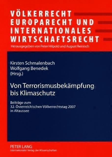 Von Terrorismusbekaempfung Bis Klimaschutz Paperback