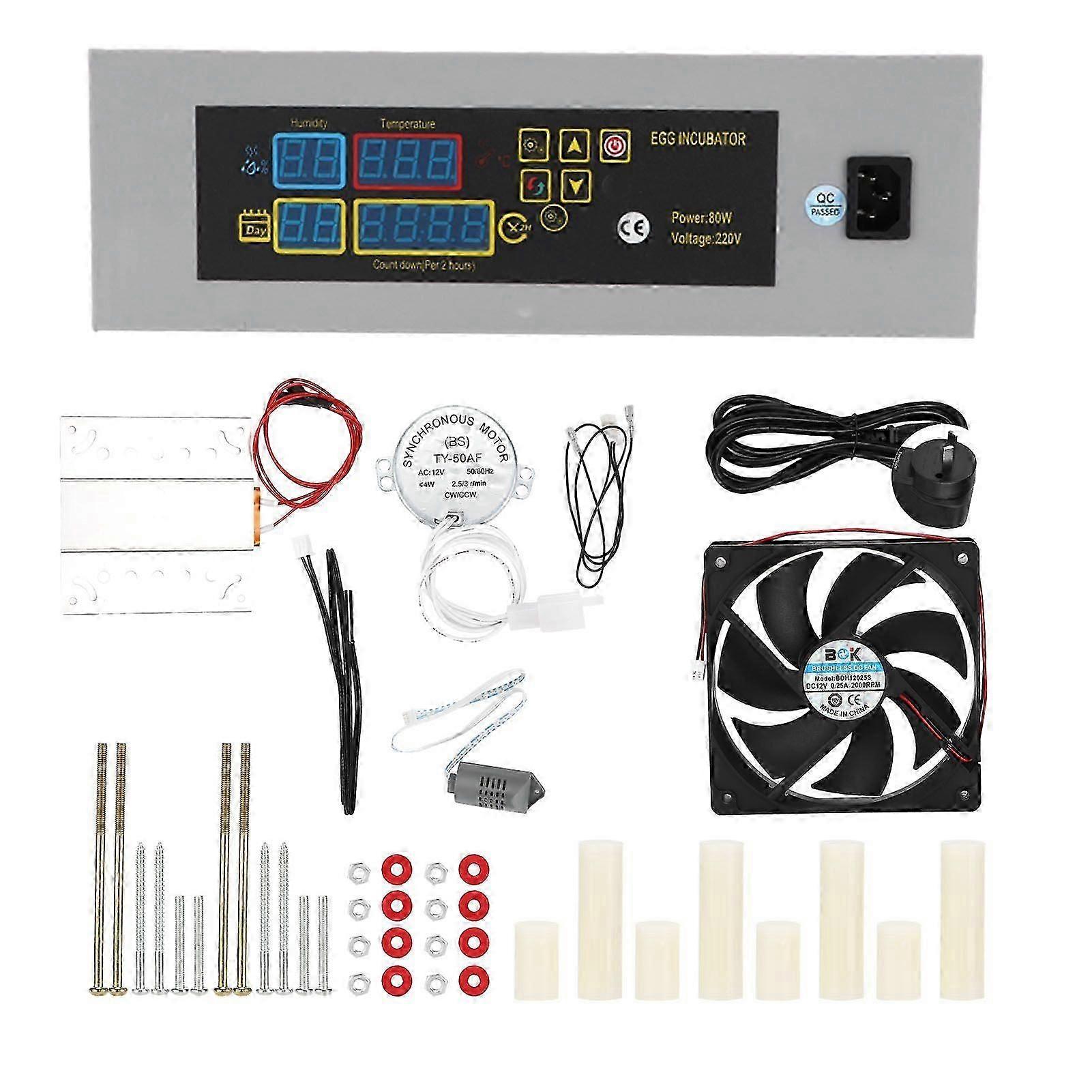 Egg Incubator Automatic Hatcher DIY Poultry Hatching Machine for Chicken Duck Eggs220V AU Plug