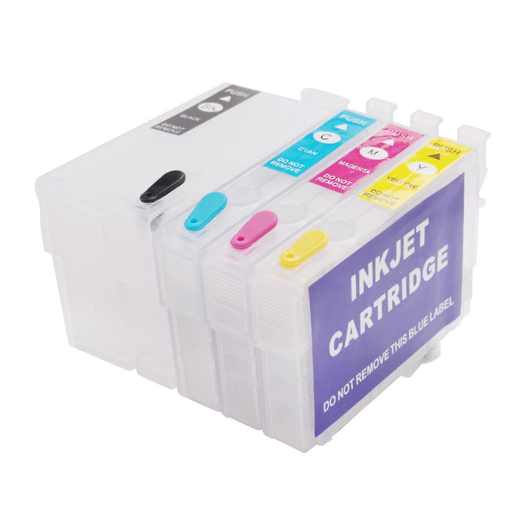 Empty Refillable Ink Cartridges Ink Cartridges For -3620 3640 7610 Ink Cartridges, 4 Pack